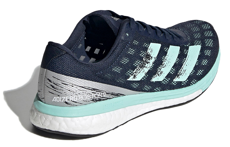 Shop (W) adidas Adizero Boston 9 Blau/Grau Herren Damen Sneaker EG4676