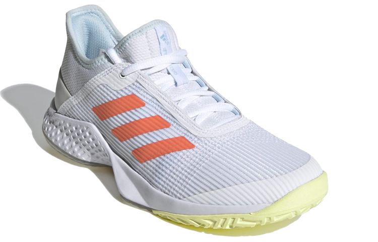 Lookbook adidas Adizero Club 低筒跑步鞋 女款 灰白橙