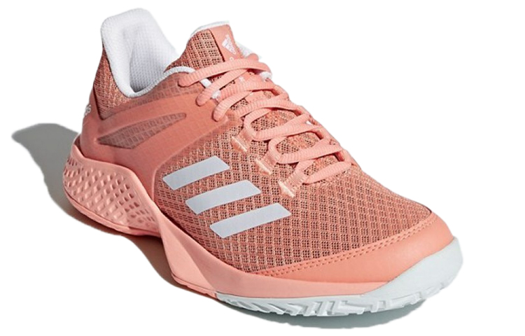 Lookbook adidas Adizero Club 耐磨防滑網球鞋 女款 粉橙色