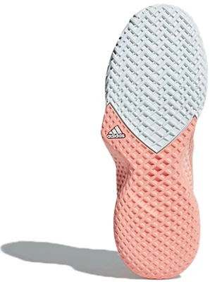adidas Adizero Club 耐磨防滑網球鞋 女款 粉橙色 Details for adidas Adizero Club 耐磨防滑網球鞋 女款 粉橙色