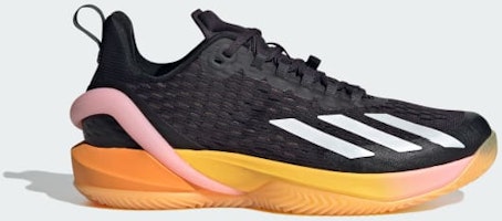 (Women) Adidas Adizero Cybersonic Tennis Shoes Aurora Black/Zero Metalic/Spark IF6529 (Women) Adidas Adizero Cybersonic Tennis Shoes Aurora Black/Zero Metalic/Spark IF6529