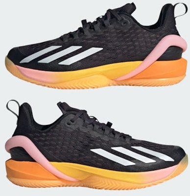 (Women) Adidas Adizero Cybersonic Tennis Shoes Aurora Black/Zero Metalic/Spark IF6529 Sizing (Women) Adidas Adizero Cybersonic Tennis Shoes Aurora Black/Zero Metalic/Spark IF6529