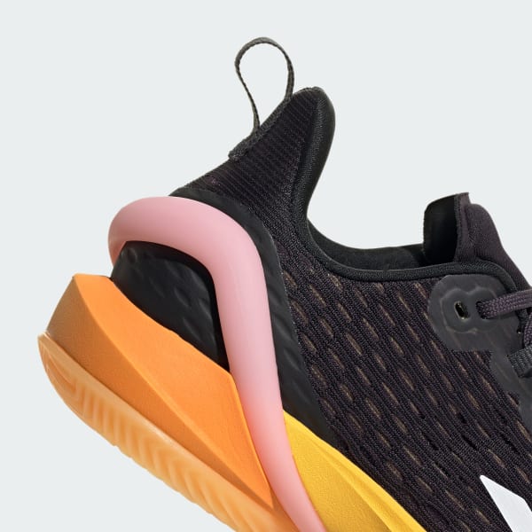 Cheap (W) アディダス アディゼロ サイバーソニック テニスシューズ ブラック/メタリック/スパーク IF6529