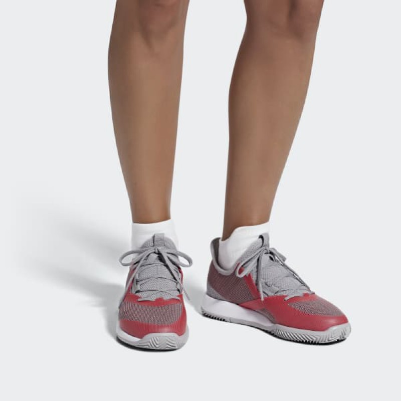 Sizing (W) adidas Adizero Defiant Bounce ''Gris Rouge'' CG6351