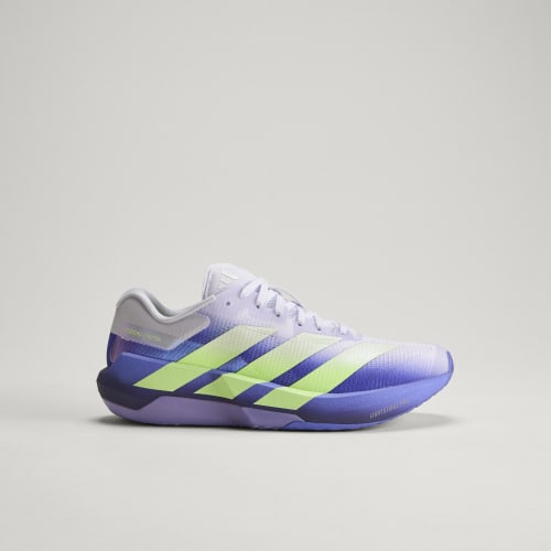 Lookbook (W) adidas Adizero Dropset Pro Zapatillas Entrenamiento Morado/Solar/Violeta Metalizado KK3070