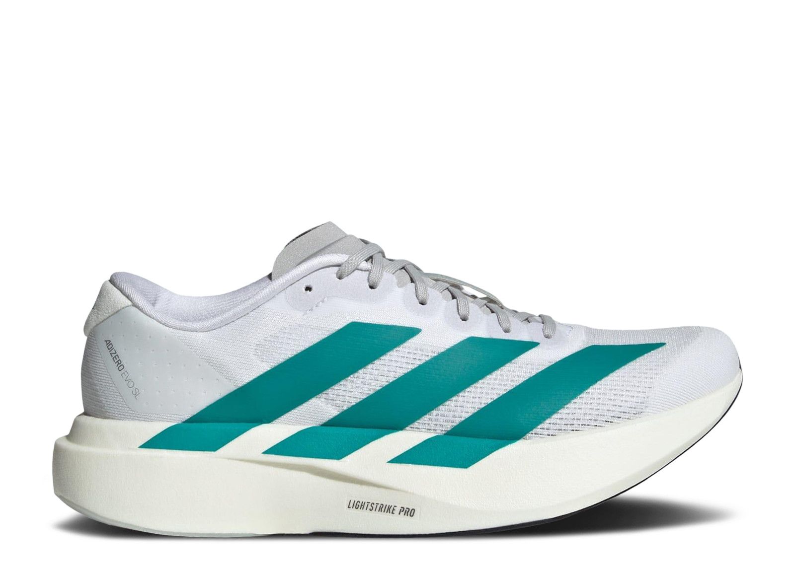 (Women) adidas Adizero Evo SL 'White Pure Teal' JS4451