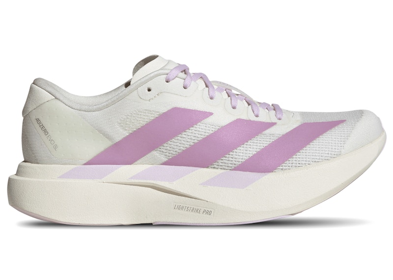 (W) adidas Adizero Evo SL Off White Bliss Lilac