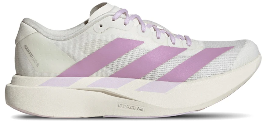 (W) adidas Adizero Evo SL Blanco Off Bliss Lila KI7354 Buy (W) adidas Adizero Evo SL Blanco Off Bliss Lila KI7354