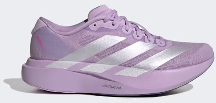 (Women) Adidas Adizero EVO SL Powder Plum/Zero Metalic/Shock Pink JS4447 Buy (Women) Adidas Adizero EVO SL Powder Plum/Zero Metalic/Shock Pink JS4447