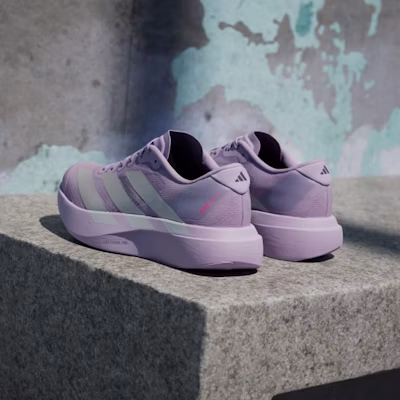 (Women) Adidas Adizero EVO SL Powder Plum/Zero Metalic/Shock Pink JS4447 Details for (Women) Adidas Adizero EVO SL Powder Plum/Zero Metalic/Shock Pink JS4447