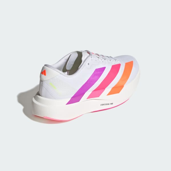 Purchase (Women) adidas Adizero EVO SL Running Shoes Cloud White/Purple Burst/Lucid Pink KI4450