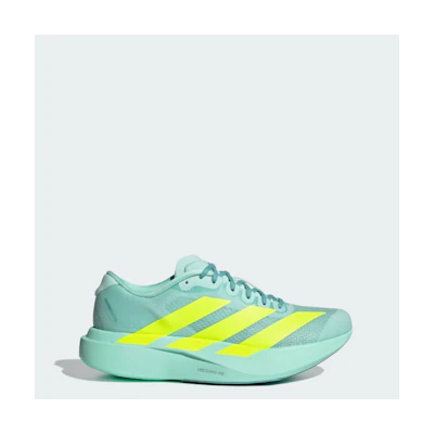 (W) Adidas Adizero EVO SL Shoes Semi Flash Aqua/Lucid Lemon/Mint Ton