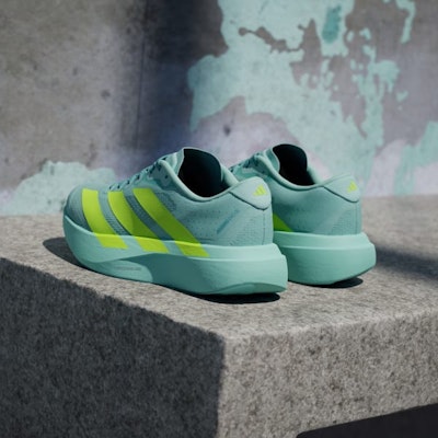 (Women) Adidas Adizero EVO SL Shoes Semi Flash Aqua/Lucid Lemon/Mint Ton JS4452 Details for (Women) Adidas Adizero EVO SL Shoes Semi Flash Aqua/Lucid Lemon/Mint Ton JS4452