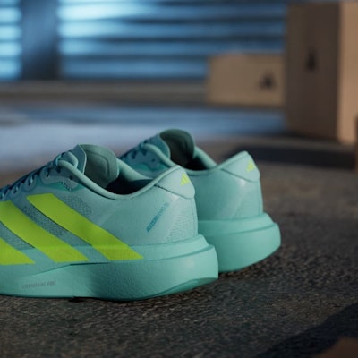 (W) Adidas Adizero EVO SL Zapatillas Aqua Flash/Limón Lúcido/Menta JS4452 2