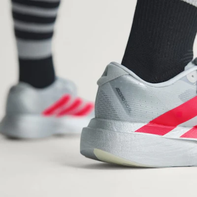 (W) adidas Adizero EVO SL Plata Metálica/Rojo Lúcido/Hierro Metálico KI3383 Details for (W) adidas Adizero EVO SL Plata Metálica/Rojo Lúcido/Hierro Metálico KI3383