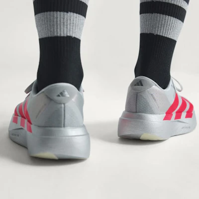 (W) adidas Adizero EVO SL Plata Metálica/Rojo Lúcido/Hierro Metálico KI3383 2