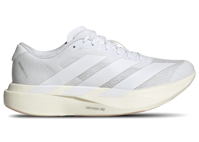 (W) adidas Adizero Evo SL White Warm Sandstone