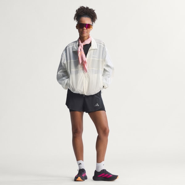 Sizing (Women) adidas Adizero EVO SL Woven - Lightweight Performance Running Shoes Aurora Black/Shock Pink/Lucid Tangerine KI6931