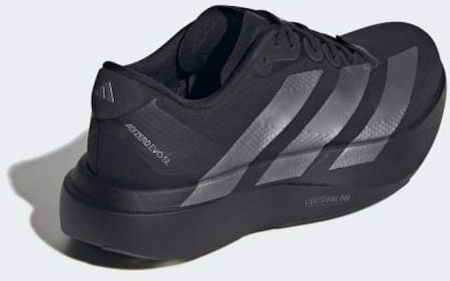 (W) アディダス アディゼロ EVO SL ウーブン スニーカー コアブラック/アイアンメタリック JR4737 Purchase (W) アディダス アディゼロ EVO SL ウーブン スニーカー コアブラック/アイアンメタリック JR4737