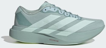 (Women) Adidas Adizero EVO SL Woven Tactile Green/Vapour Green/Magic Grey Met JQ4437 (Women) Adidas Adizero EVO SL Woven Tactile Green/Vapour Green/Magic Grey Met JQ4437