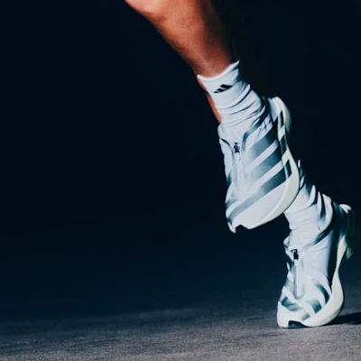 (W) adidas Adizero EVO SL ZIP 雲白/核心黑/銀色金屬 KI4796 3