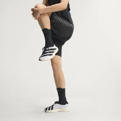 (W) adidas Adizero EVO SL ZIP 雲白/核心黑/銀色金屬 KI4796 1