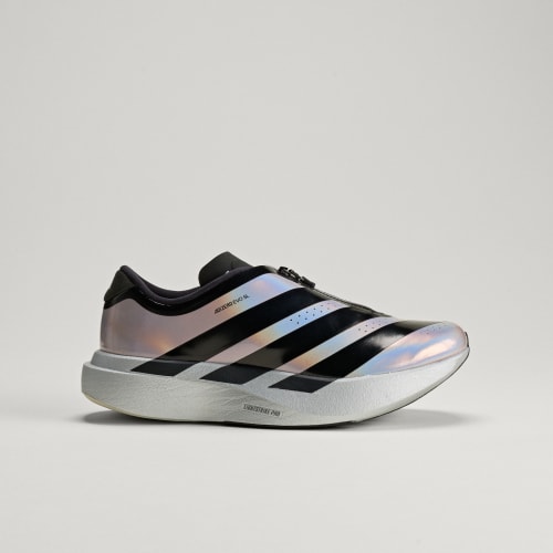 Lookbook (W) adidas Adizero EVO SL Zip Silver Metallic/Core Black/Halo Silver Sneakers KH7788