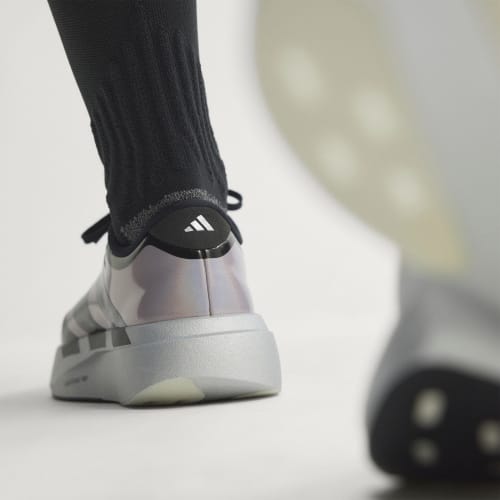 Purchase (W) adidas Adizero EVO SL Zip Silver Metallic/Core Black/Halo Silver Sneakers KH7788