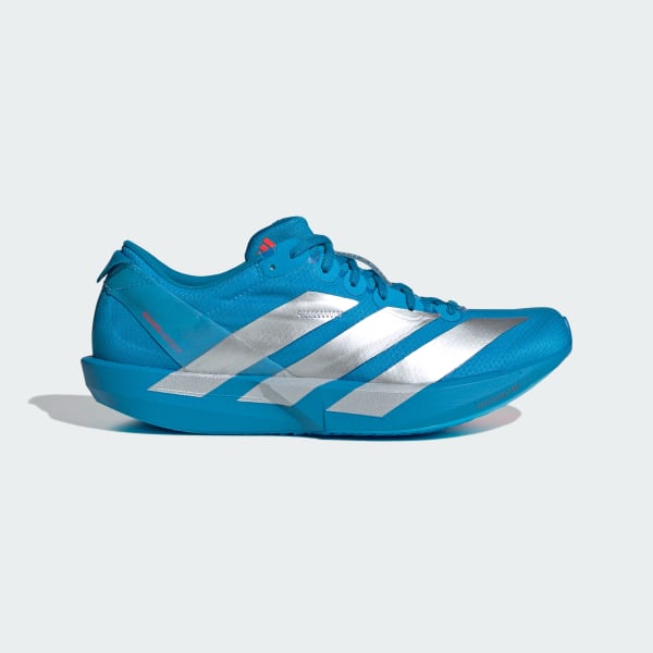 (Women) Adidas Adizero Japan 9 Running Shoes Silver Metallic/Silver Metallic/Lucid Red JQ1682