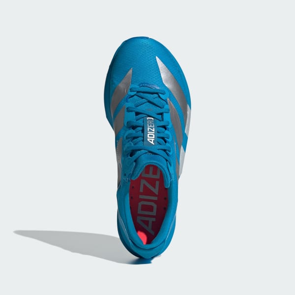 Lookbook (W) Adidas Adizero Japan 9 跑鞋 銀色/銀色/亮紅色 JQ1682