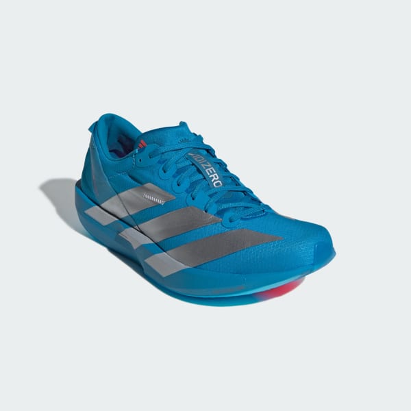 Purchase (W) Adidas Adizero Japan 9 跑鞋 銀色/銀色/亮紅色 JQ1682