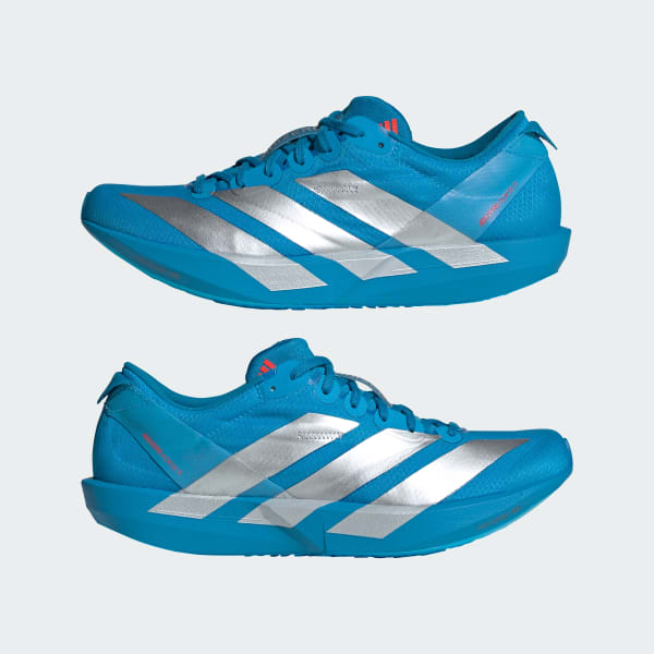Cheap (W) Adidas Adizero Japan 9 跑鞋 銀色/銀色/亮紅色 JQ1682