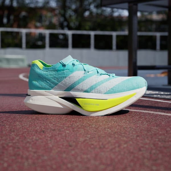 Lookbook Adidas Adizero Prime X3 強力跑鞋 閃耀薄荷/零金屬色/明亮檸檬 JR2598