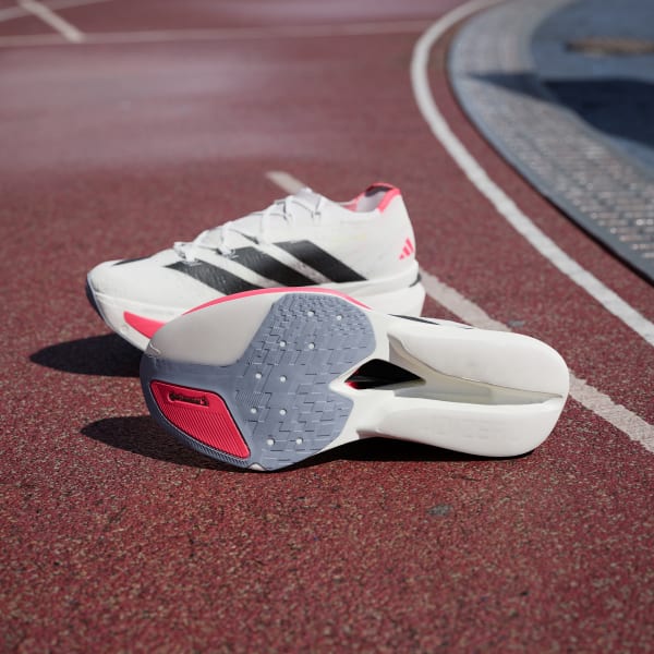 Shop Adidas Adizero Prime X3 強勢跑鞋 雲白/核心黑/夢幻紅 JR2597