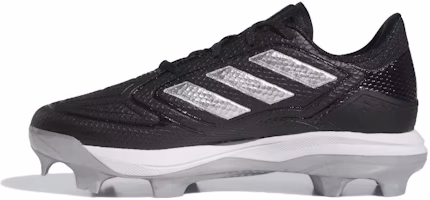 (Women) adidas Adizero PureHustle 3 TPU Cleats 'Black Silver Metallic' IG7136 (Women) adidas Adizero PureHustle 3 TPU Cleats 'Black Silver Metallic' IG7136