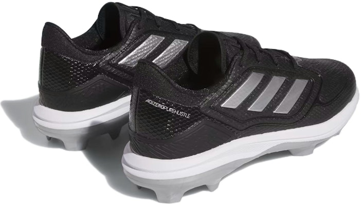 (W) adidas Adizero PureHustle 3 TPU Cleats 'Hitam Perak Metalik' IG7136 Shop (W) adidas Adizero PureHustle 3 TPU Cleats 'Hitam Perak Metalik' IG7136