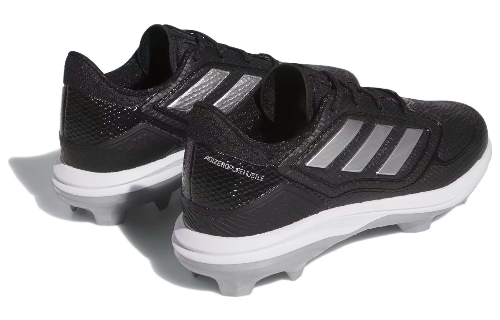 Shop (W) adidas Adizero PureHustle 3 TPU Schoenen ''Zwart Zilver Metallic'' IG7136