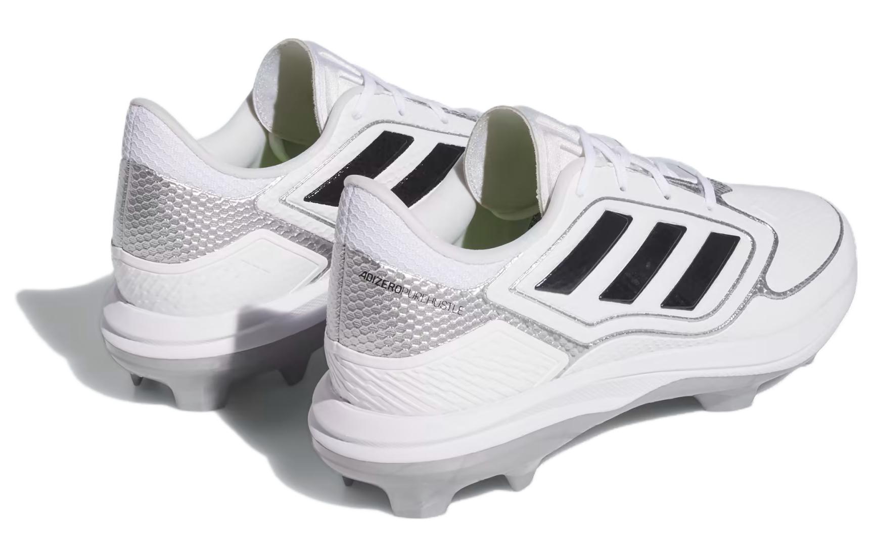 Shop (W) adidas Adizero PureHustle 3 TPU Tacchetti ''Bianco Nero Argento'' IG7137