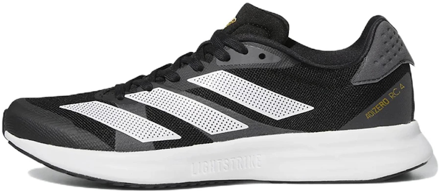 adidas Adizero RC 4 減震耐磨 低筒 跑步鞋 男款 黑白 Buy adidas Adizero RC 4 減震耐磨 低筒 跑步鞋 男款 黑白
