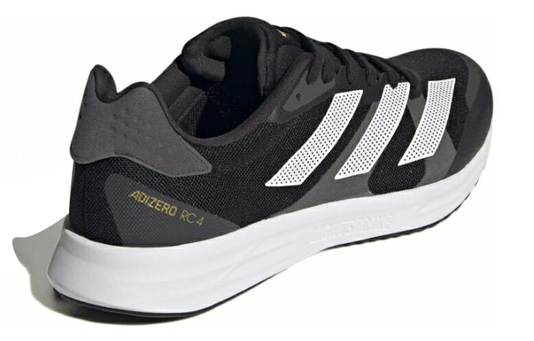 Shop adidas adizero 舒適潮流 輕便耐磨防滑 低筒 跑步鞋 女款 黑白