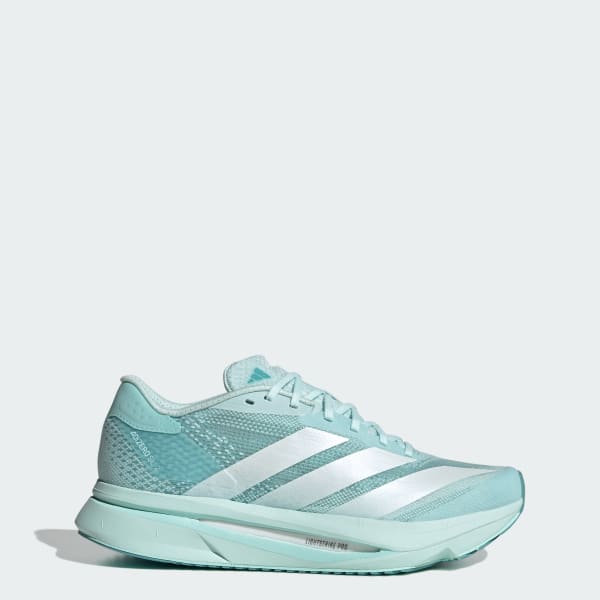 (Women) Adidas Adizero SL2 Running Shoes Halo Mint/Cloud White/Semi Flash Aqua JQ2798