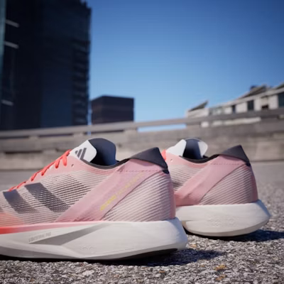 (W) adidas Adizero Takumi Sen 10「桃粉色」跑鞋 ID3629 2