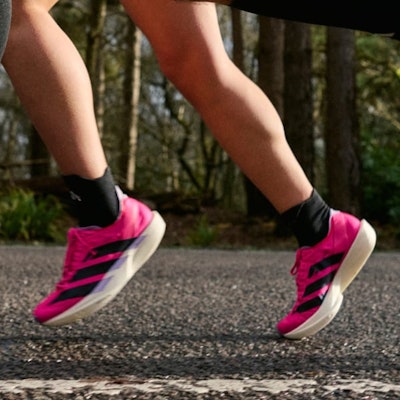 (Women) Adidas Adizero Takumi Sen 10 Shock Pink/Aurora Black/Powder Plum JQ2819 3