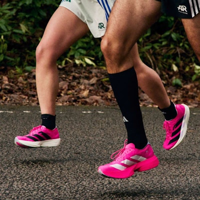 (Women) Adidas Adizero Takumi Sen 10 Shock Pink/Aurora Black/Powder Plum JQ2819 4