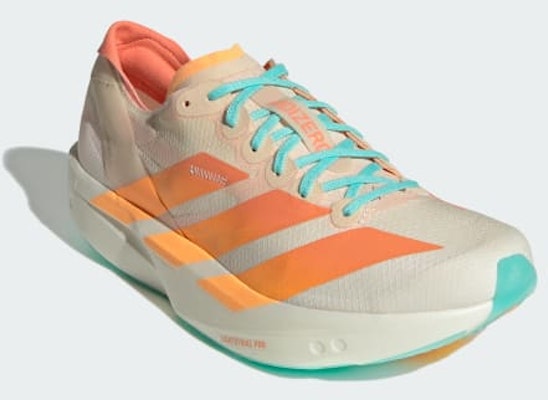(Women) Adidas Adizero Takumi Sen 11 Running Shoes Crystal Sand/Flash Orange/Flash Aqua JQ2820 Shop (Women) Adidas Adizero Takumi Sen 11 Running Shoes Crystal Sand/Flash Orange/Flash Aqua JQ2820