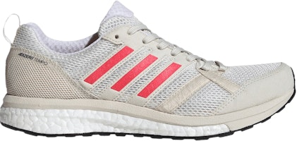 (Women) adidas Adizero Tempo 9 'White Shock Red' B37424 (Women) adidas Adizero Tempo 9 'White Shock Red' B37424