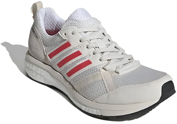 (Women) adidas Adizero Tempo 9 'White Shock Red' B37424 Lookbook (Women) adidas Adizero Tempo 9 'White Shock Red' B37424