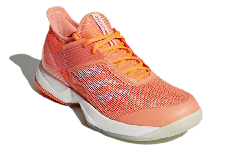 Lookbook 阿迪达斯 Adizero Ubersonic 3.0 防滑透氣網球鞋 女款 橙白