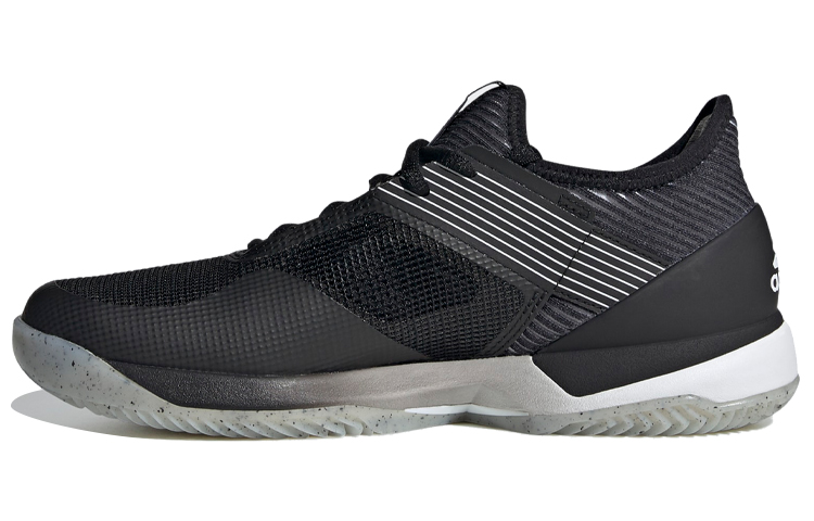 (Women) adidas Adizero Ubersonic 3.0 Clay Shoes - Black FV4053