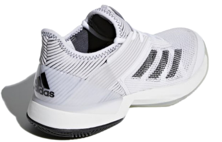 Shop 愛迪達 Adizero Ubersonic 耐磨透氣 低幫網球鞋 白黑